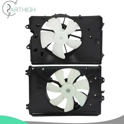 Radiator Fan & Condenser Cooling Fan Assembly Electric For 2009-2015 Honda Pilot - Image 1 of 4