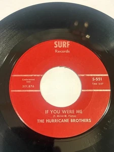 7" 45 RPM THE HURRICANE BROTHERS I COULD NEVER BE ASHAMED OF YOU / IF YOU WERE M - Bild 1 von 2