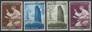 VATICANO 1965 Visita ONU 4v us - Imagen 1 de 1