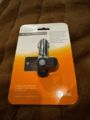 NUEVO AT&T 75369 Cargador Universal Micro USB para Coche con Puerto USB Extra Foto 1 de 2
