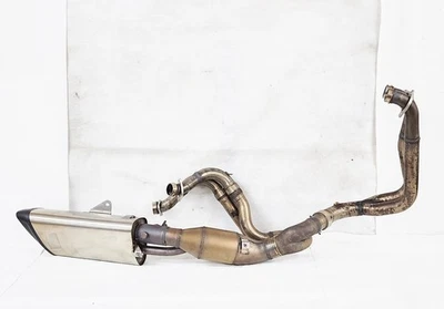20-24 Aprilia RSV4 1100 OEM Full System Exhaust Muffler Pipe Silencer 2021-2024 — 第 1/4 张图片