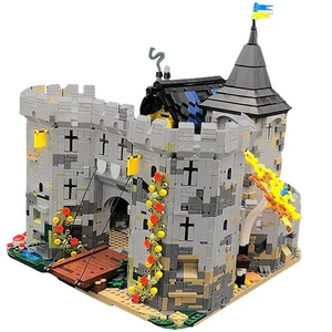MOC Set 6074 Remake Medieval Fortress Castle Keep Outpost Model 5812 Pcs - Picture 1 of 7