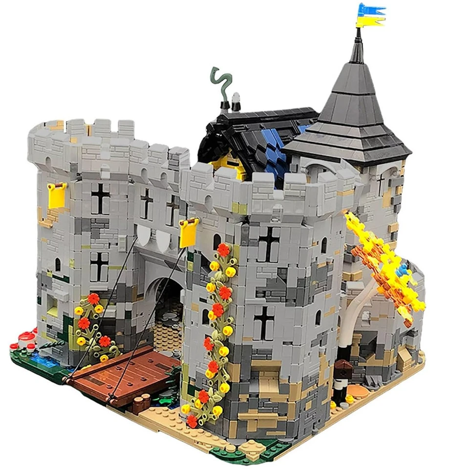MOC Set 6074 Remake Medieval Fortress Castle Keep Outpost Model 5812 Pcs - Image 1 of 4