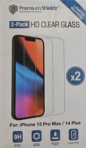 2 pack premium shieldz Iphone 13 pro max/ iphone 14 plus - Photo 1 sur 2