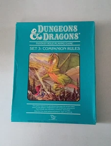 Companion Rules D&D boxed set 3 TSR IN ENGLISH Dungeons & Dragons D&D - Picture 1 of 4