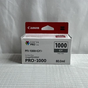 Original Canon PFI-1000GY grau LUCIA PRO Tinte für imagePROGRAF PRO-1000 NEU VERSIEGELT - Bild 1 von 6