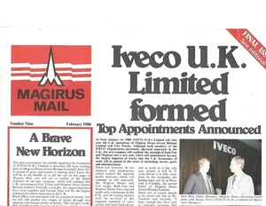 Truck Dealer Newsletter - Magirus-Deutz formation of Iveco UK - 1980 (T4677) - Picture 1 of 1