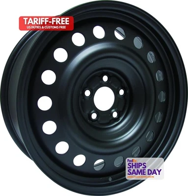 One 19inch Black Steel Wheels 5Lug Rim for Nissan Rogue Murano 2008-2025 r72 RTX - Image 1 of 4