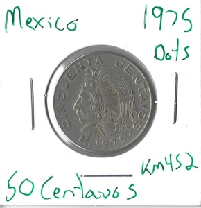 Münze Mexiko 50 Centavos 1975 KM452 - Bild 1 von 2
