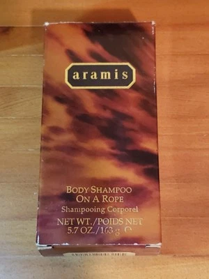 Champú corporal ARAMIS en una cuerda nuevo en caja descontinuado para hombre jabón ARAMIS en una cuerda NUEVO Foto 1 de 4