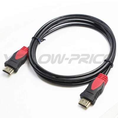 High-Speed HDMI Cable Lead Supports 1080p, Full HD, HDTV, 3D 4K, Audio, Ethernet - Image 1 of 4
