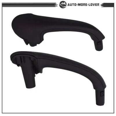 Tiradores de puerta interior izquierda y derecha negros para Mercedes-Benz W203 Clase C Foto 1 de 4