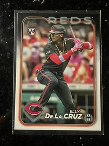 2024 Topps Series 1 Elly De La Cruz RC Rookie #141 Cincinnati Reds Hot - Bild 1 von 3