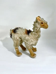 Vintage Steiff Little Llama 9.5" Collectible Figurine Mohair German Without Tags - Picture 1 of 8