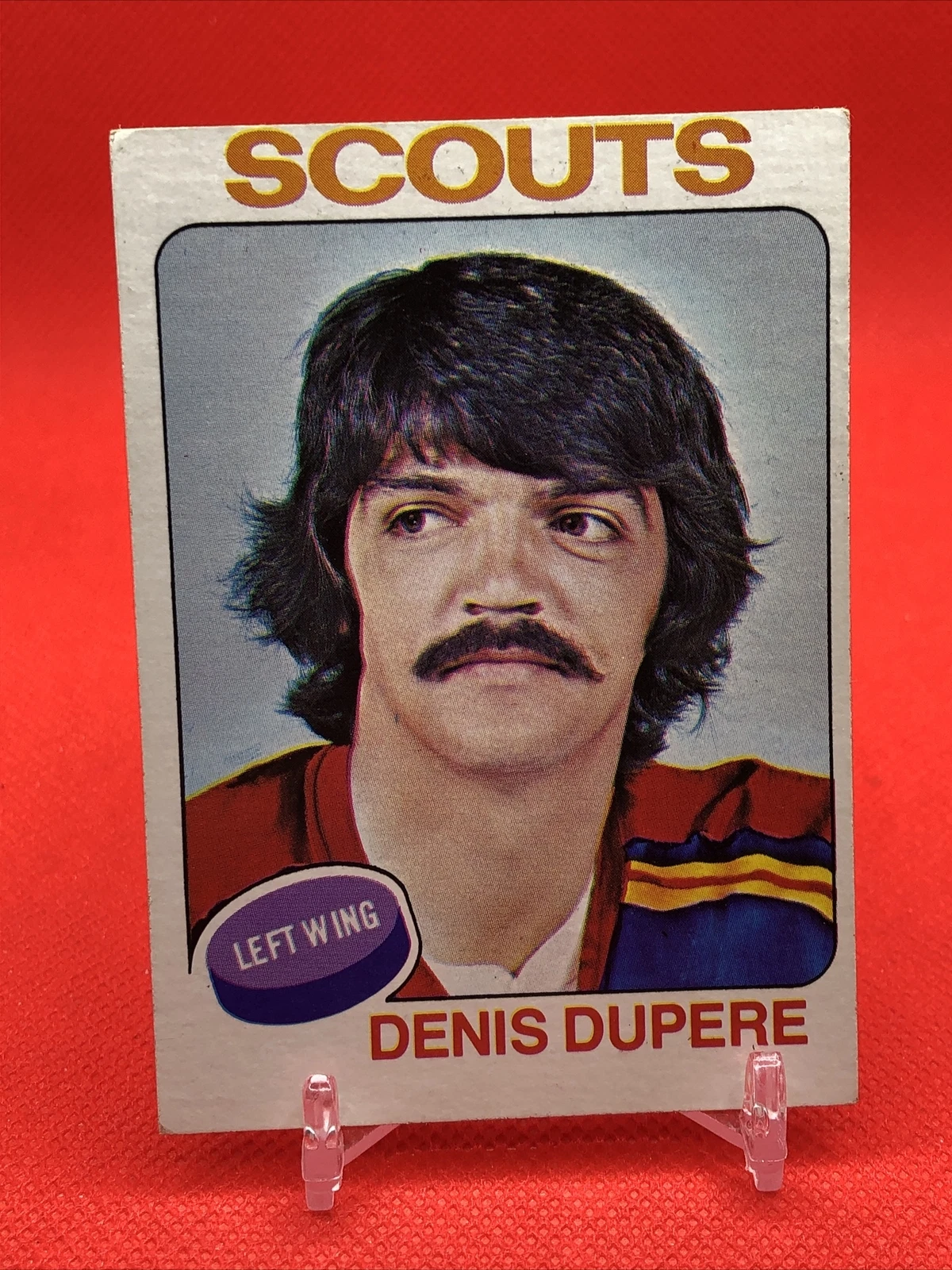 1975-76 Topps Hockey #159 Denis Dupere Kansas City Scouts (2C0)