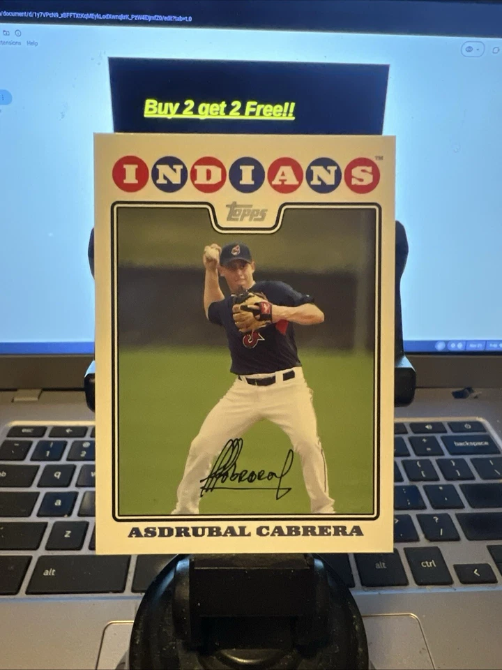 2008 Topps #617 Asdrubal Cabrera - NM - Image 1 of 1