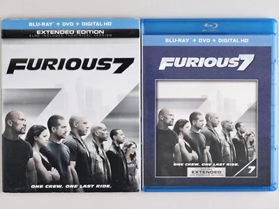 Furious 7 Extended Edition Blu-ray w/Slipcover - FREE SHIPPING / BUY 3 GET 1 - Image 1 of 4