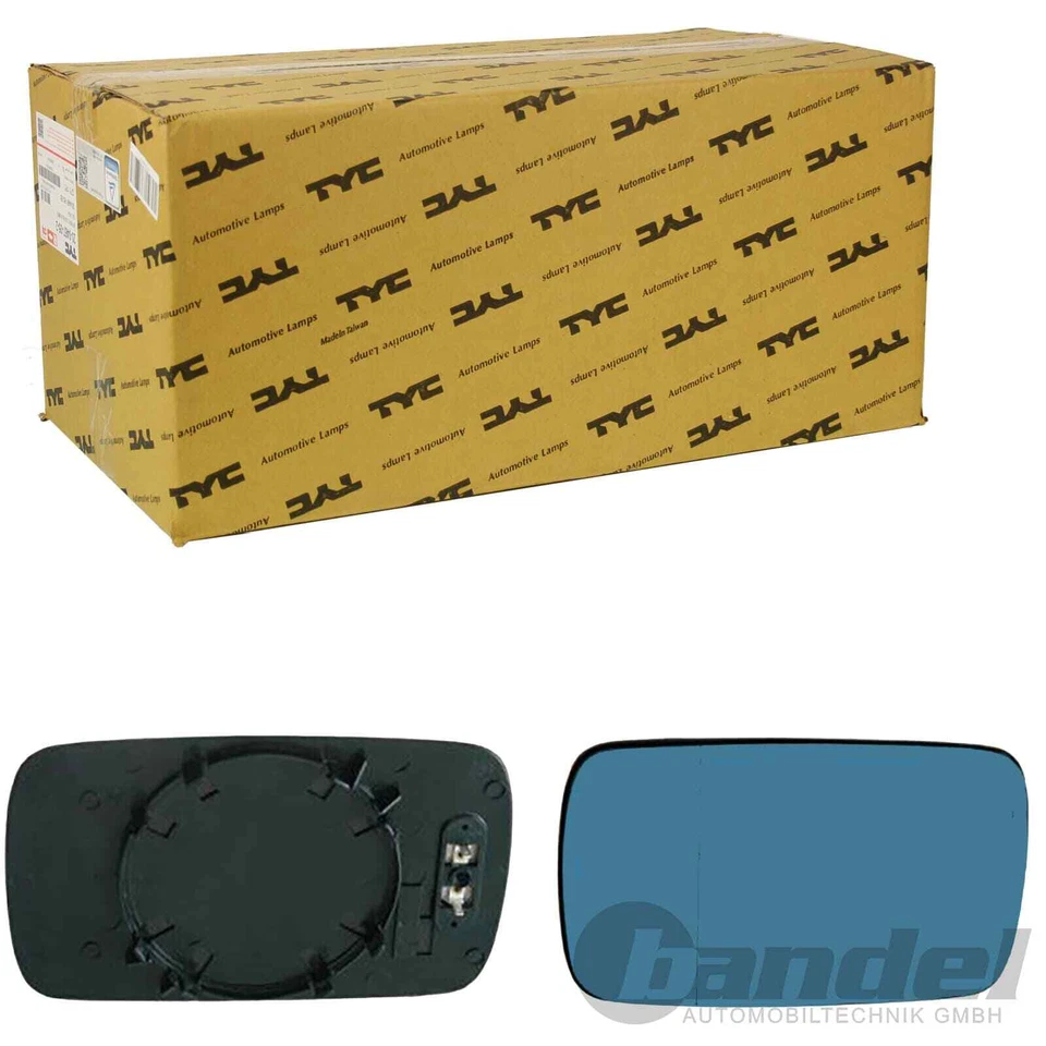 303-0014-1 AUßENSPIEGEL SPIEGELGLAS LINKS RECHT TYC FÜR BMW 3 5 E46 E39