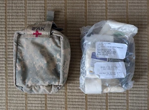 S.O Tech SOF Individual First Aid Kit Pouch + Sealed USGI IFAK Refill Kit - Picture 1 of 4