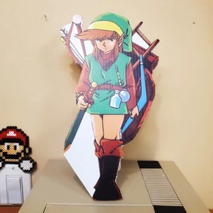 Link Cutout Stand Up Standee 1 Fuß hoch ▲ Legend of Zelda ▲ Retro NES Spielzimmer - Bild 1 von 15