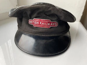 Original Vintage British Rail Peaked Cap Hat , Badge British Railways, Size 7 - Picture 1 of 9