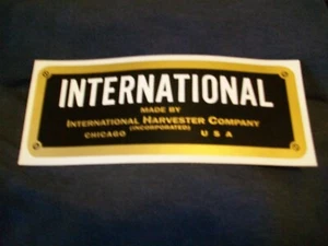 Decalcomania internazionale Mylar (3 3/4 x 10 pollici) - Foto 1 di 1