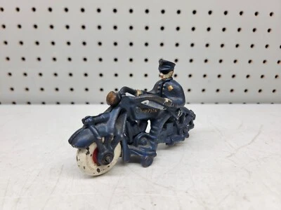 ANTIGUA MOTOCICLETA HUBLEY HIERRO FUNDIDO CHAMPION, AZUL b-x Foto 1 de 4