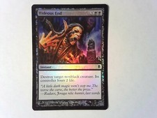 Foil Hideous End	 Zendikar - Magic the Gathering Mtg - Black