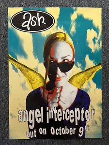 RARE VINTAGE 60x42 BILLBOARD/CORD STORE POSTER - ASH "ANGEL INTERCEPTOR" 1995 - Bild 1 von 1