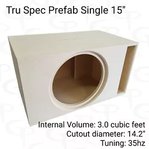 Subwoofer TRU SPEC prefabbricato singolo 15" subwoofer custodia subwoofer subbox - Foto 1 di 3