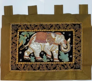 Tapiz de elefante indio con joyas arte elefante - Imagen 1 de 10