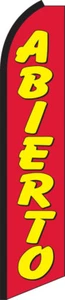 Abierto Swooper Flagge Feder Super Bow Banner - Bild 1 von 1