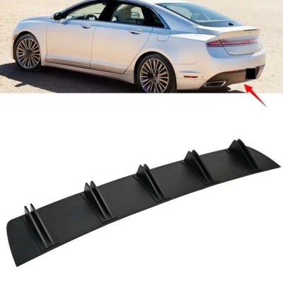 For Lincoln MKZ MKS Rear Diffuser Shark 5 Fins Bumper Lip Splitter Spoiler - Image 1 of 4
