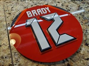 Tom Brady 3D SIGN art Bucs man cave football jersey QB Tampa Bay Buccaneers