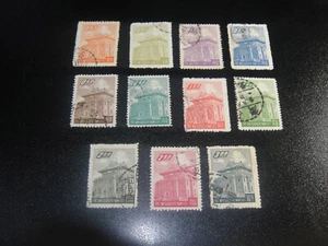 CHINA Taiwan 1959 Sc#1218-27 Chu Kwang Tower Set Postal Used VF - Picture 1 of 1