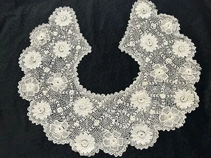 Gorgeous Irish Crochet Collar. - Picture 1 of 9