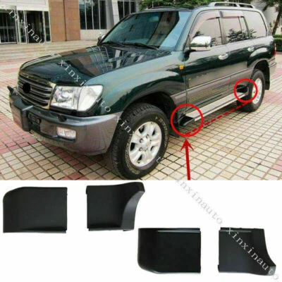 Para Toyota Land Cruiser LC100 1998-2007 Barras Nerf estriberas extremos tapa Foto 1 de 3
