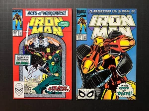 Iron Man 250 & 258 (1980’s, Marvel) UPPER MID GRADE - CLASSIC COMIC LOT Q - Picture 1 of 9