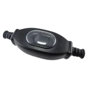 Zwischenschalter Wasserdicht Schwarz IP65, 2-polig, 3 A, 250 V~, Paßt für LED - Picture 1 of 7