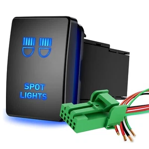 Nilight Spot Lights Push Button Switch 12V ON Off Switch with Connector Wire Kit - Picture 1 of 7