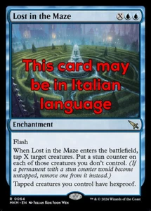 MTG LOST IN THE MAZE EXC - PERDERSI NEL LABIRINTO 64 - MKM - MAGIC - Picture 1 of 1