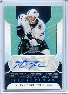 Upper Deck 2020-21 Signature Sensations #SS-AT Alexander True - Foto 1 di 2