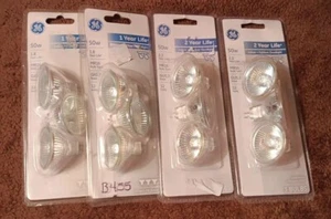 12 GE 50W MR16 12V  GX5.3 Base Flood Bulbs Damaged Packages, New Perfect Bulbs - Picture 1 of 5