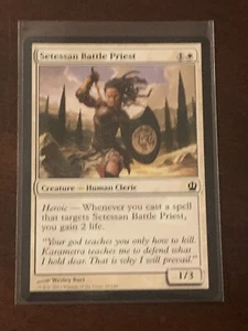 Magic the Gathering Theros Setessan Battle Priest - Picture 1 of 2