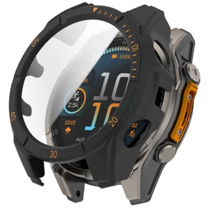 AUS For Garmin Fenix 8 51mm/47mm/43mm Tempered Glass Bumper Protective Cover - Picture 1 of 23
