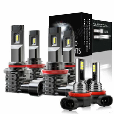 For Subaru XV Crosstrek 2015-2020  LED Headlight High Low + Fog Light Bulbs - Image 1 of 4