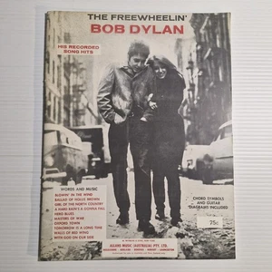 Bob Dylan - The Freewheelin' Bob Dylan 1966 Oz Sheet Music Book - Picture 1 of 3