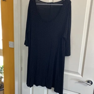 Evans black and red spotty tunic top skater dress size 18 gwc - Picture 1 of 10