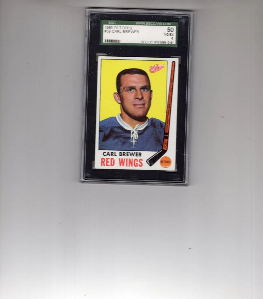 CARL BREWER 1969 TOPPS #59  SGC 4 - Image 1 of 1