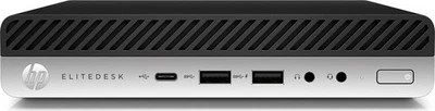 HP EliteDesk 800 G4 Tiny / Intel i5-8500 @3.00GHz / 256GB SSD / 16GB RAM / Win11 - Image 1 of 2
